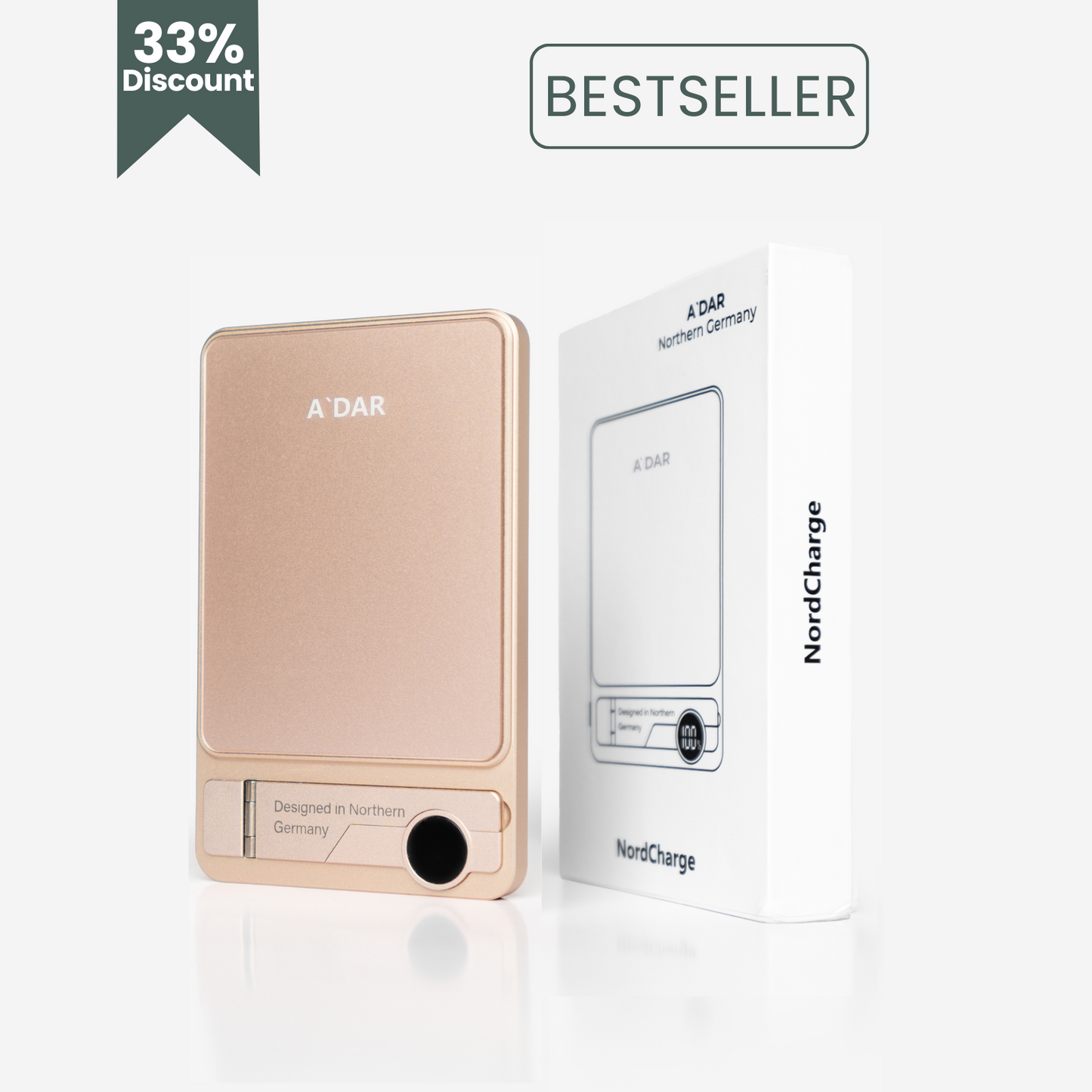 NordCharge MAX – Magnetic Power Bank (10,000mAh, Slim)