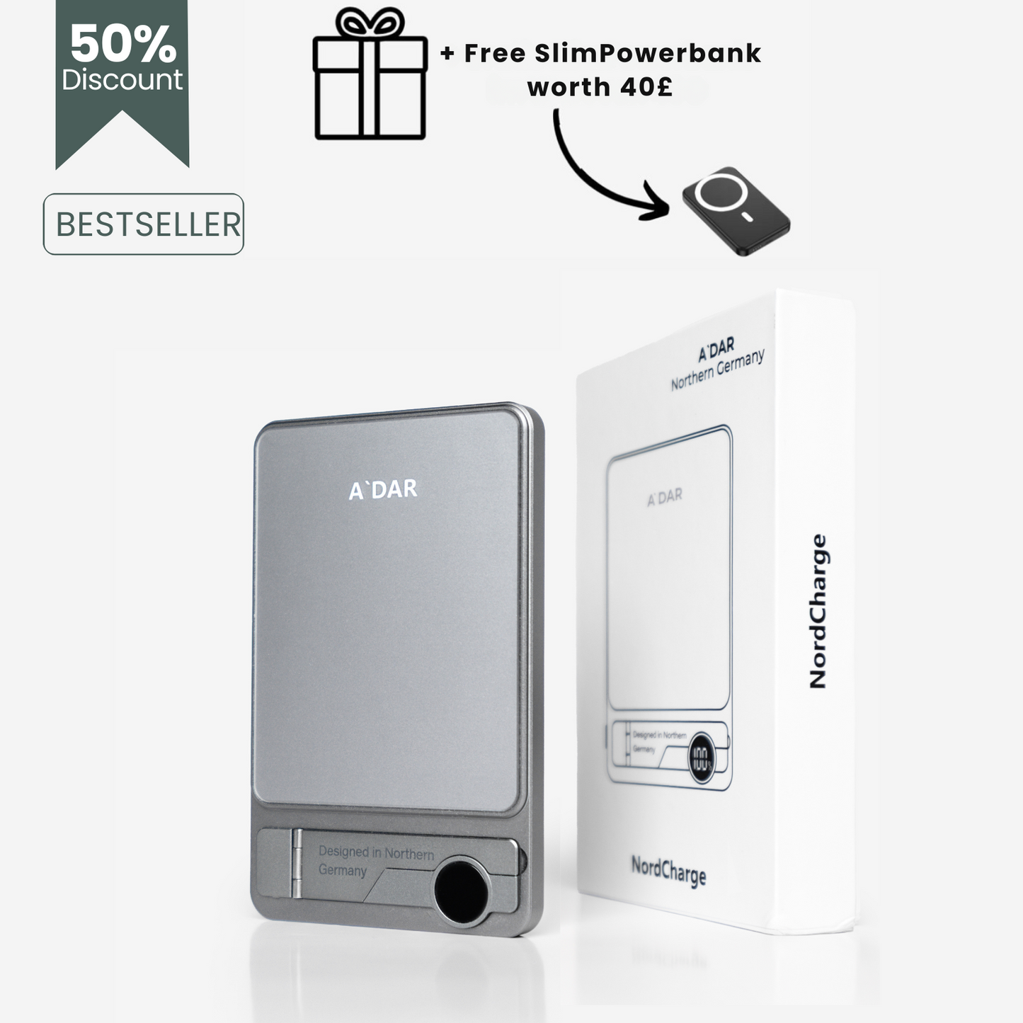 NordCharge - Magnetische PowerBank + SlimCharge