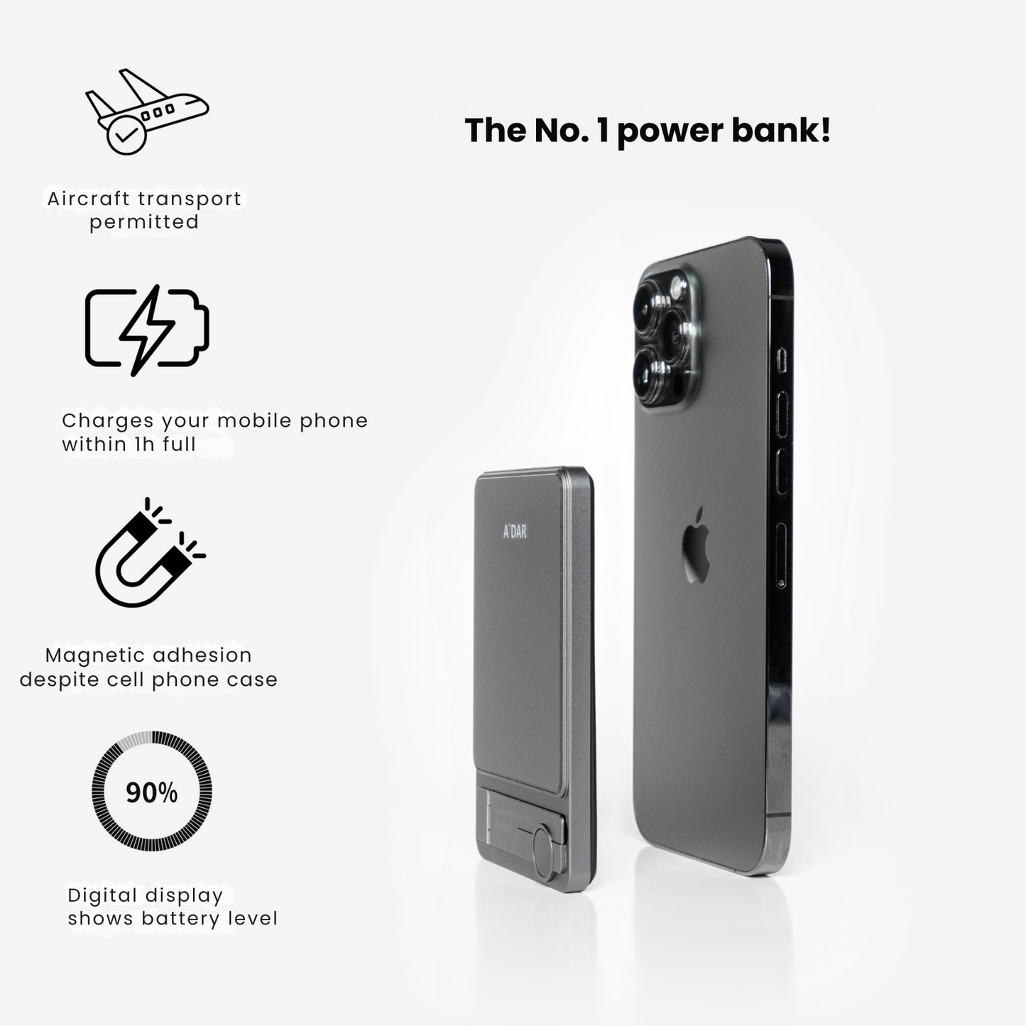 NordCharge - Magnetische PowerBank + SlimCharge