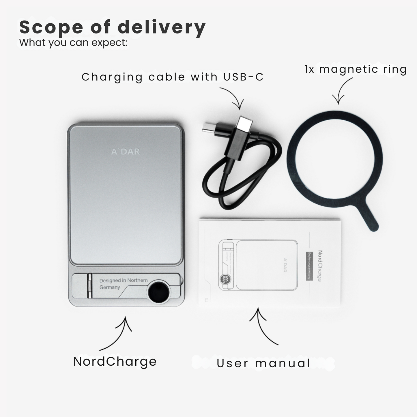 NordCharge - Magnetische PowerBank + SlimCharge