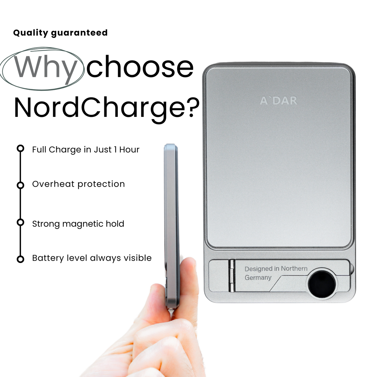 NordCharge - Magnetic PowerBank + FREE SlimPowerbank